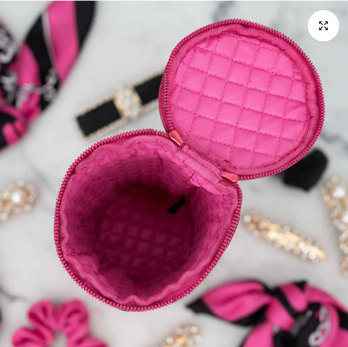 Hot Hair Tools Travel Organizer In Fierce Leopard