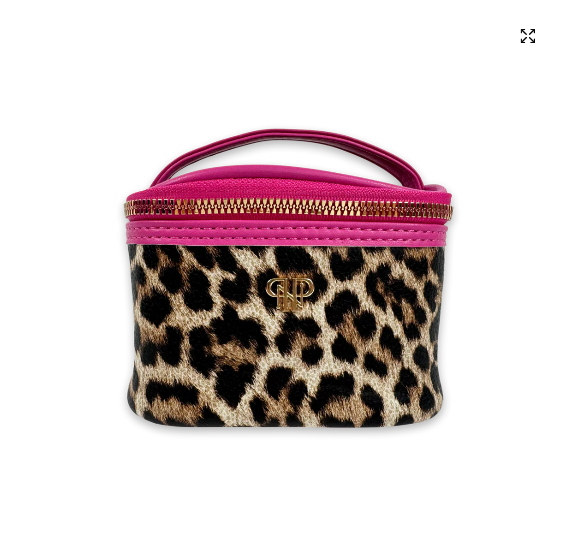 Getaway Jewelry Bag In Fierce Leopard