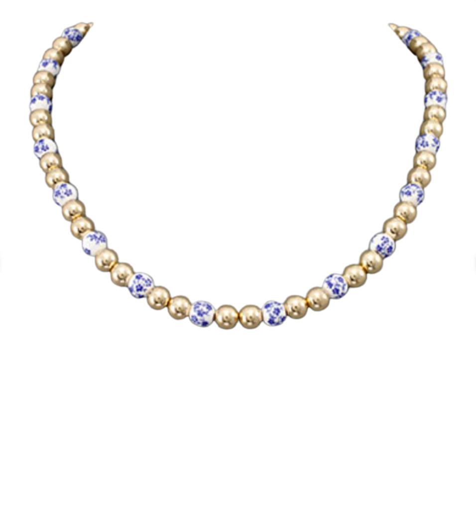 Cottage Blue Necklace