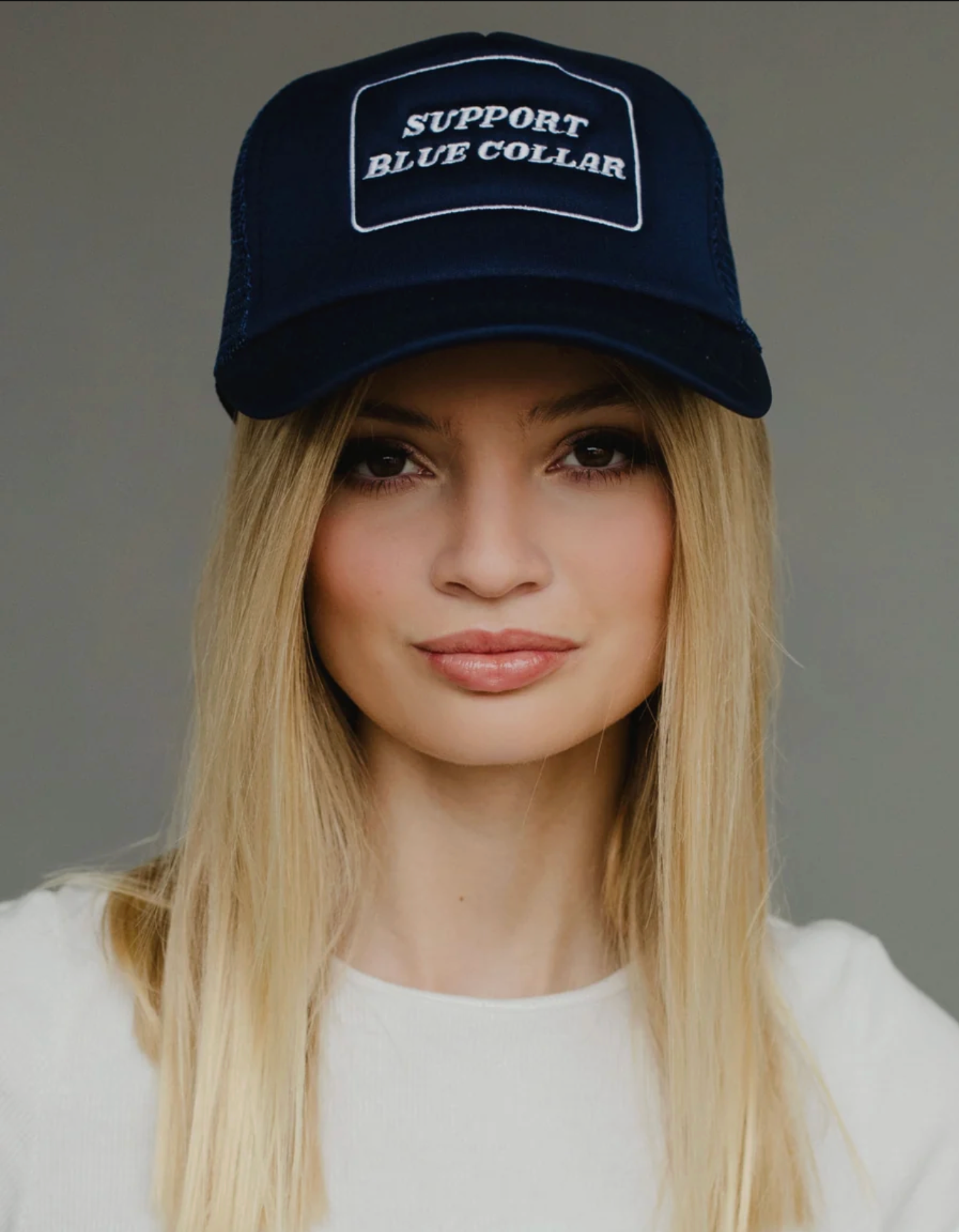 Support Blue Collar Hat