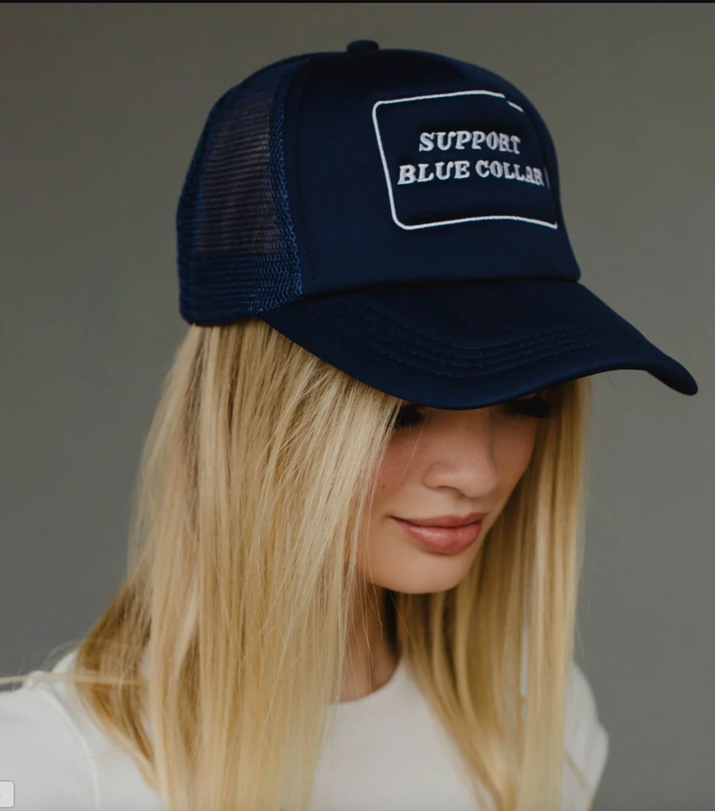 Support Blue Collar Hat