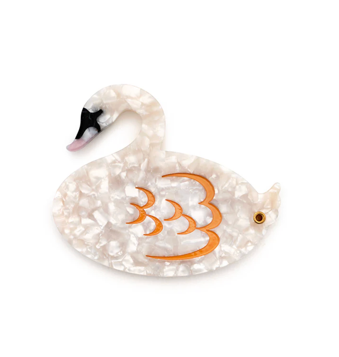 Swan Compact Mirror