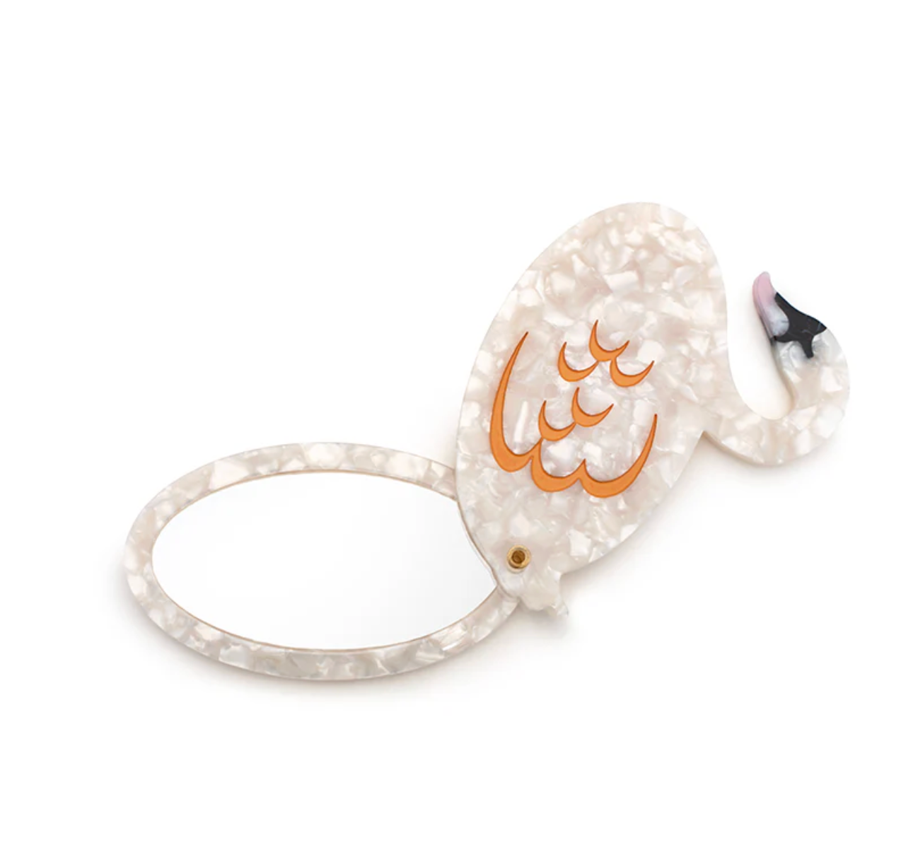 Swan Compact Mirror