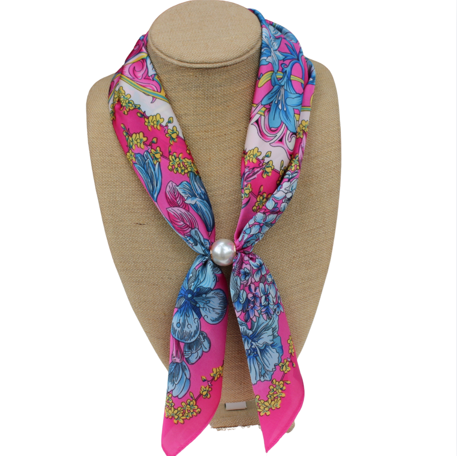 Candy Bloom Magnetic Scarf Necklace