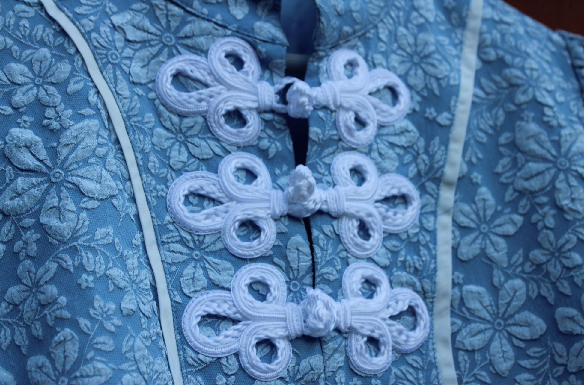 Lotus Bloom Dress In Light Blue