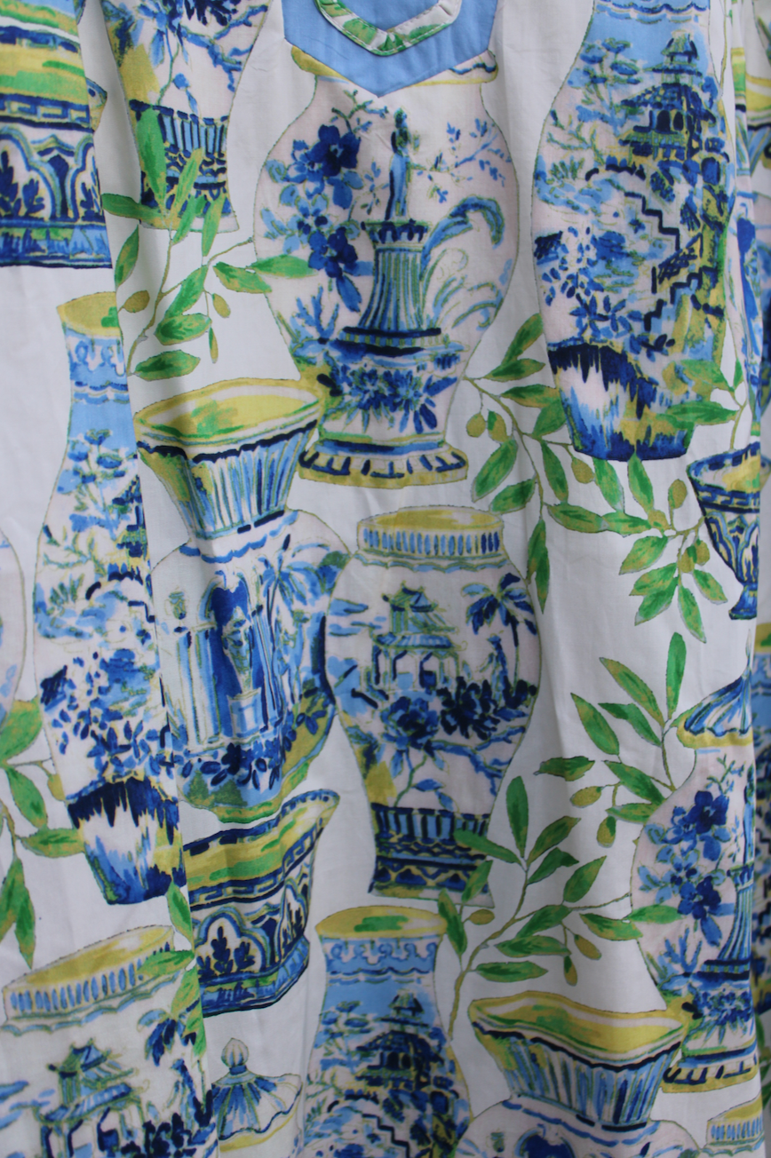 Grandmillenial Dream Dress In Blue