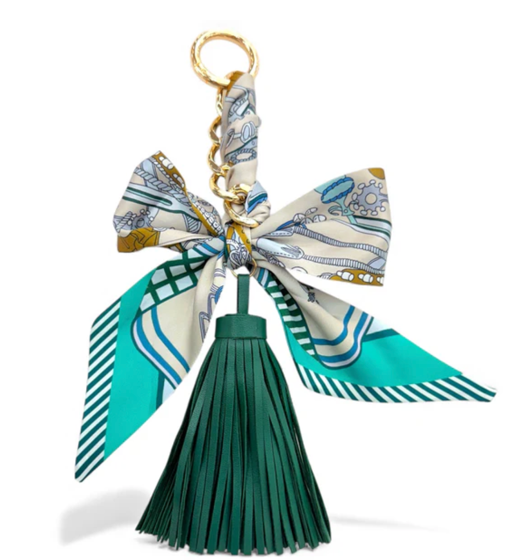 Darling Detail Bag Charm In Seaglass