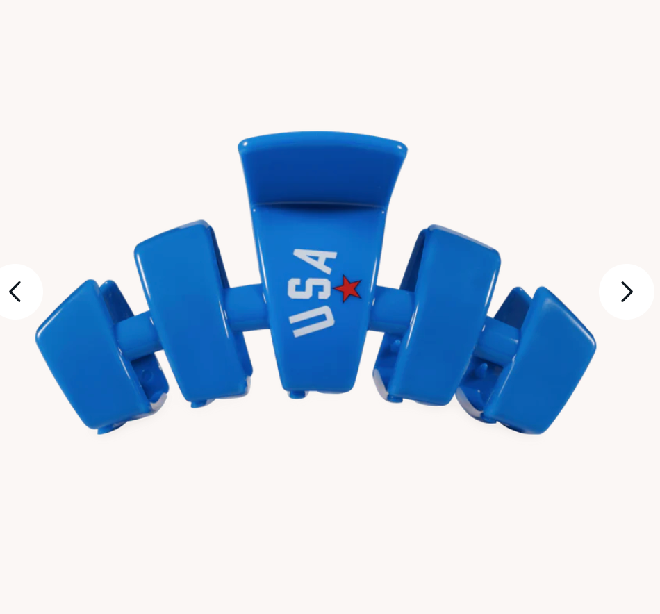 USA Classic Blue Large Claw Clip