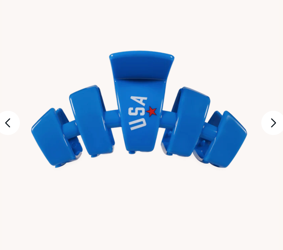 USA Classic Blue Medium Claw Clip