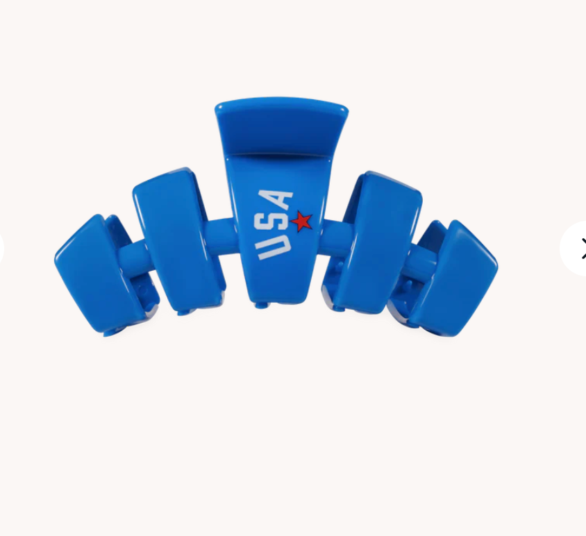 USA Classic Blue Small Claw Clip