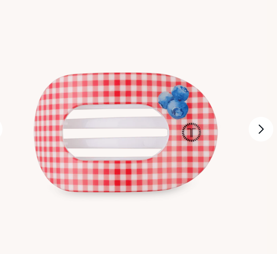 Blueberry Farms Medium Flat Round Clip
