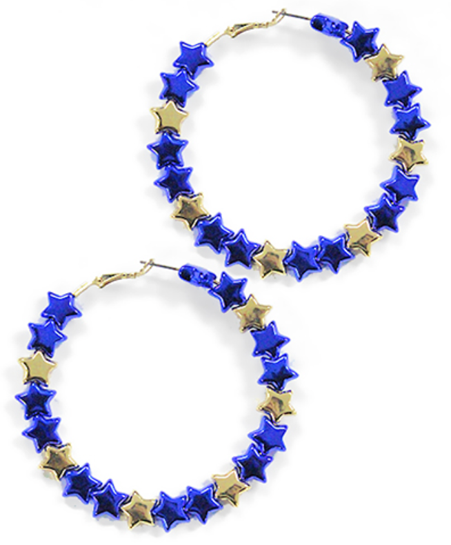 Stars + Stripes Hoops