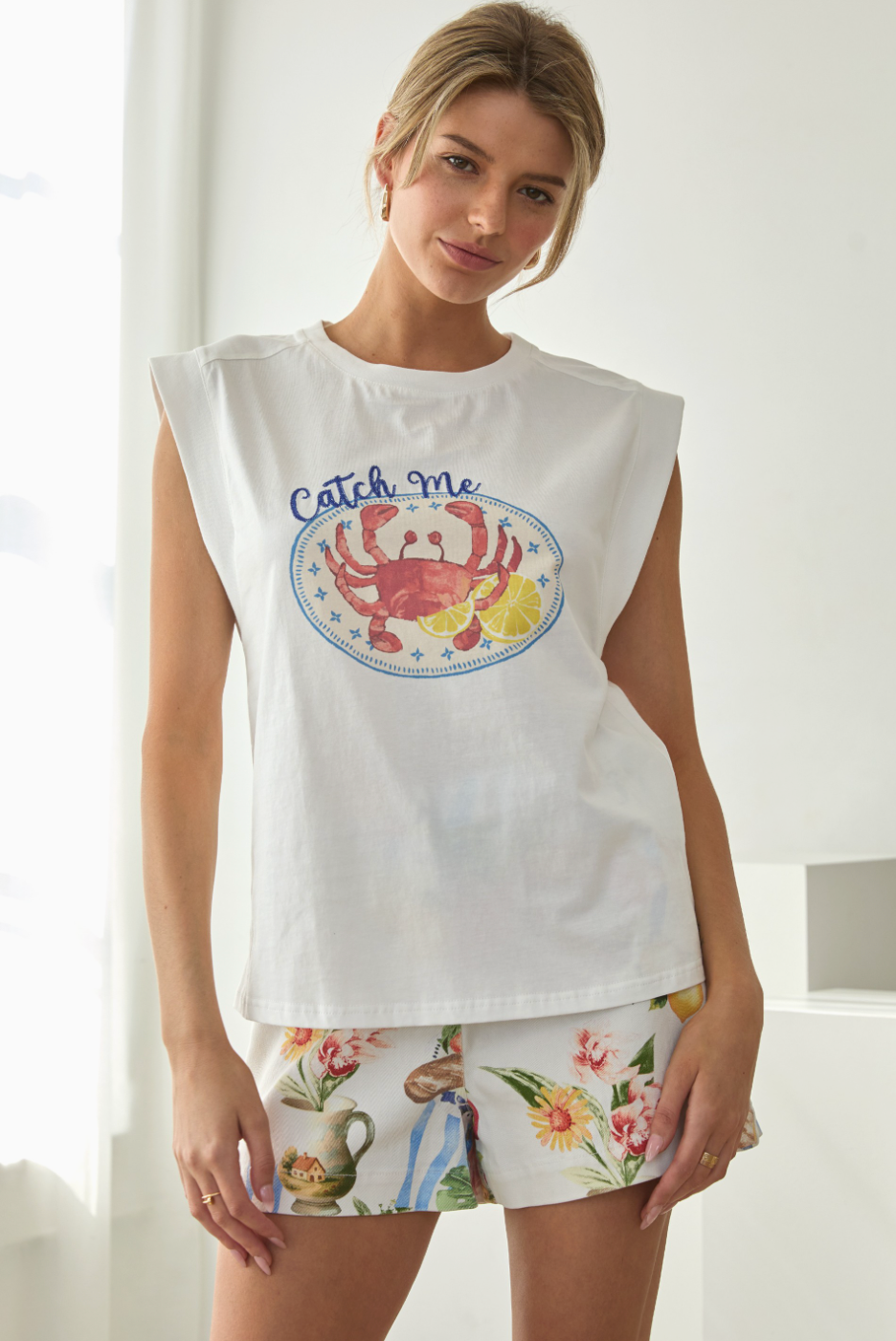 Catch Me Sleeveless Top