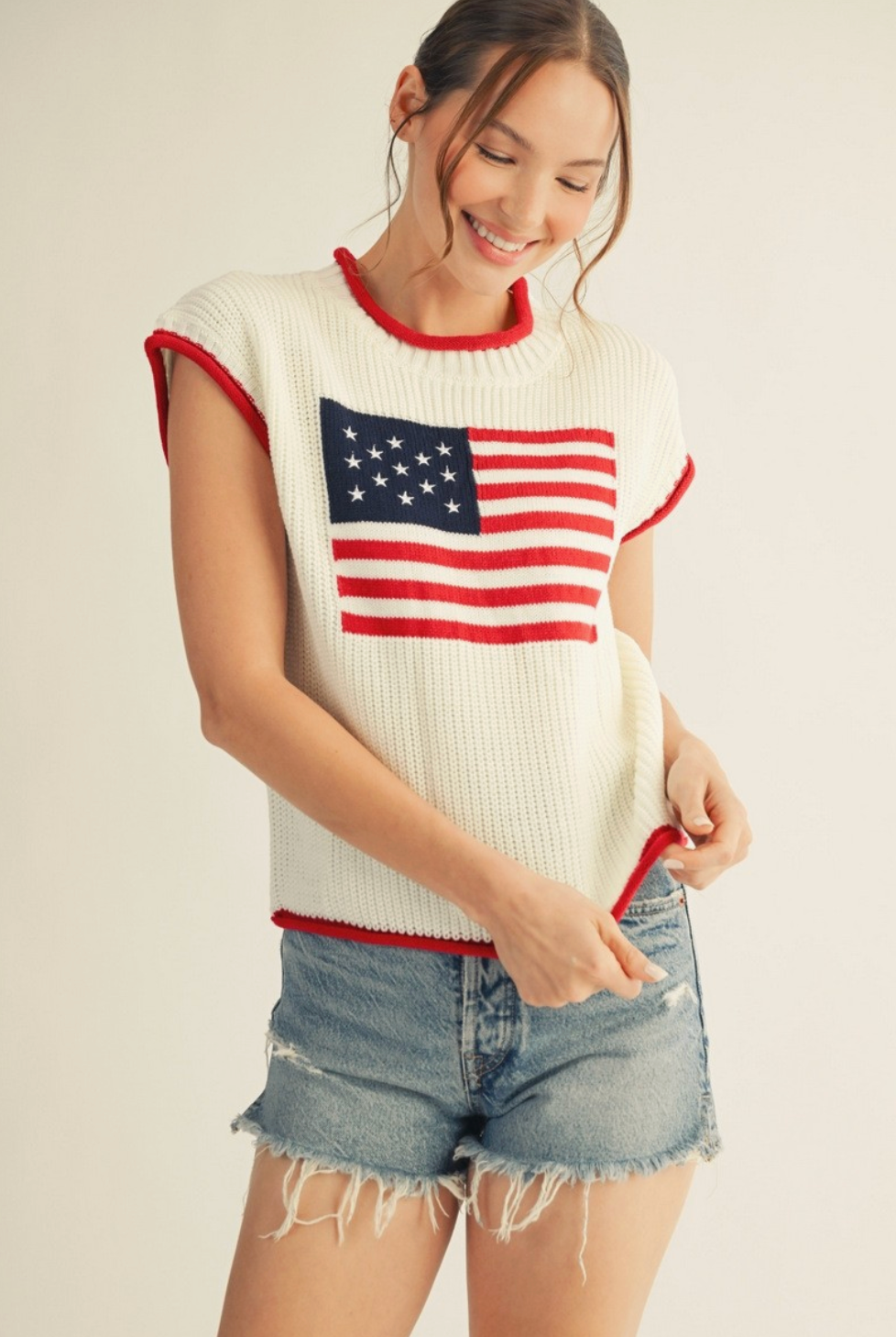 Sweet Liberty Sleeveless Summer Sweater