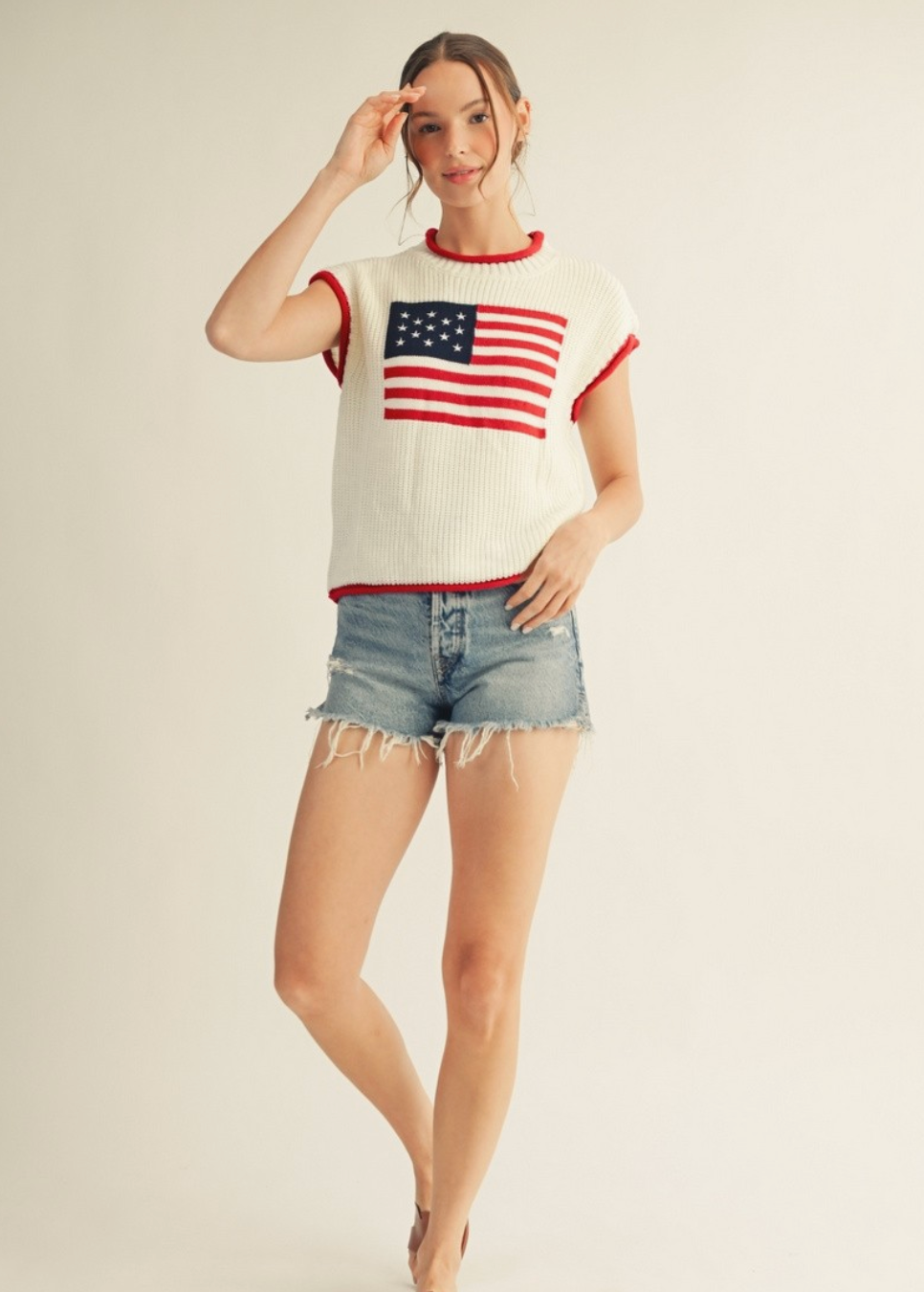 Sweet Liberty Sleeveless Summer Sweater