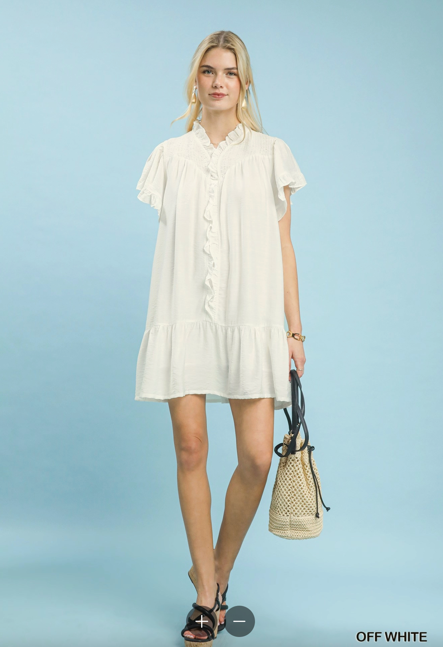 Instant Classic Dress In White