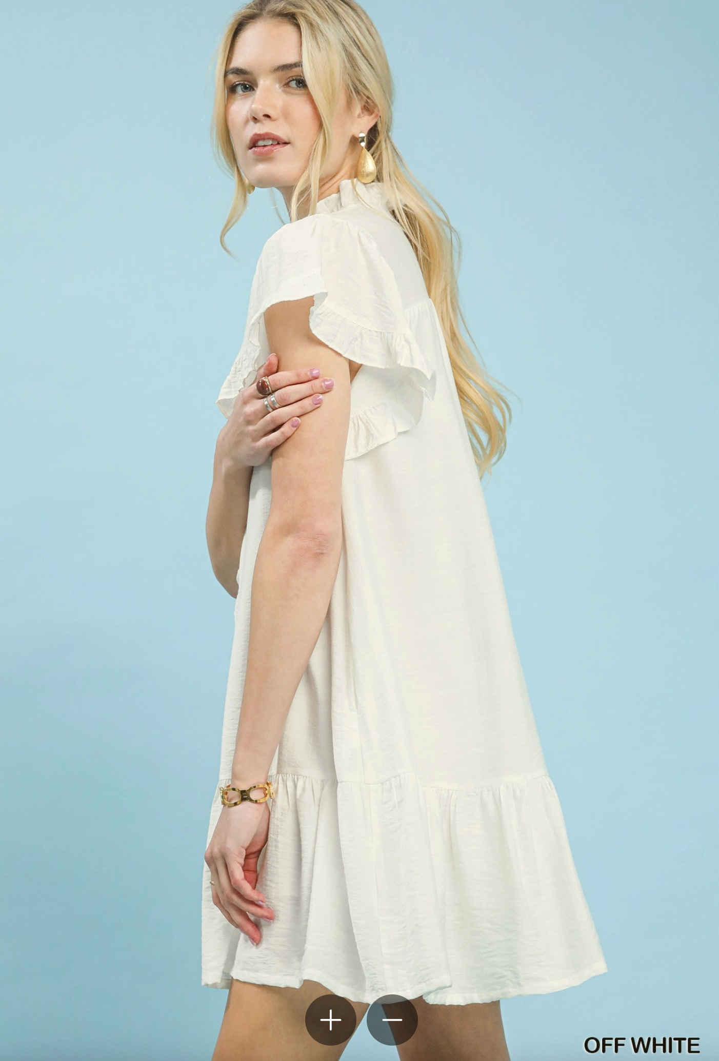 Instant Classic Dress In White