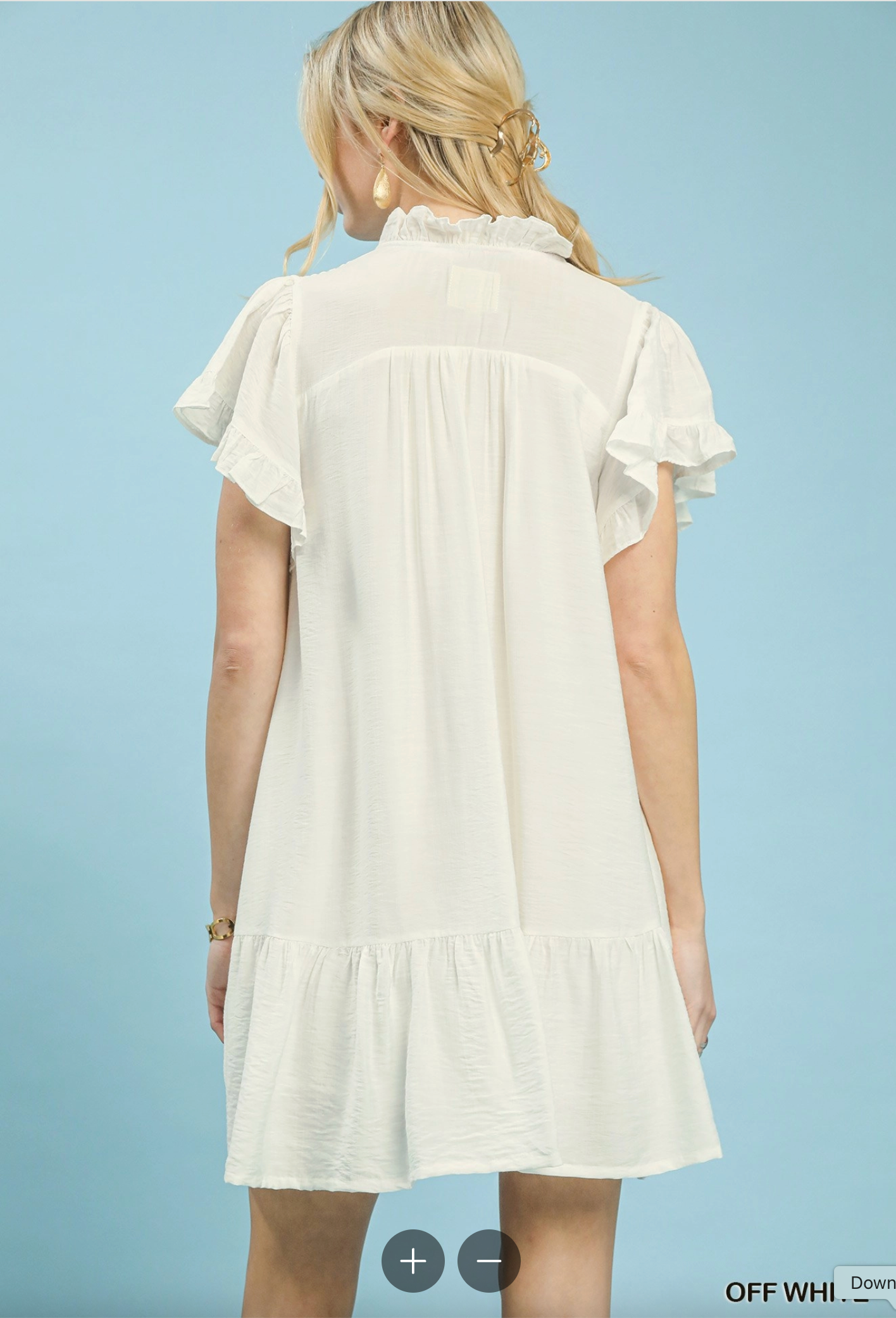 Instant Classic Dress In White