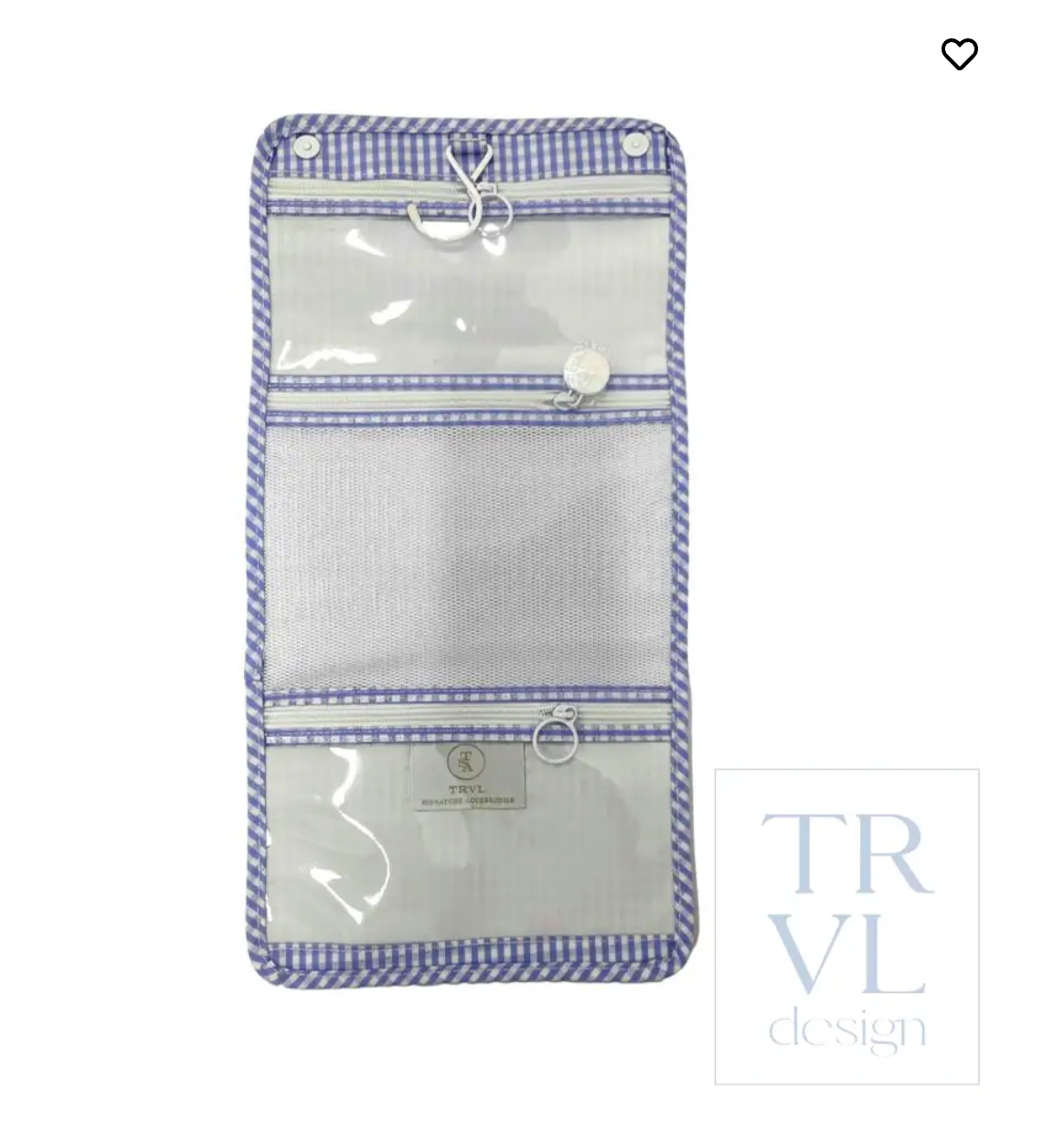 Mini Roll Up In Gingham Lilac