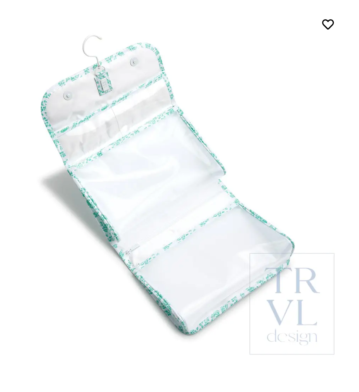 Luxe Gloss Hanging Toiletry In All Hearts Kelly Green