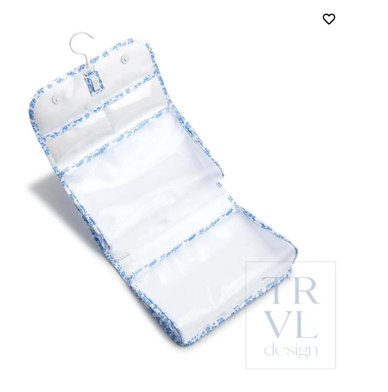 Luxe Gloss Hanging Toiletry In All Hearts Blue