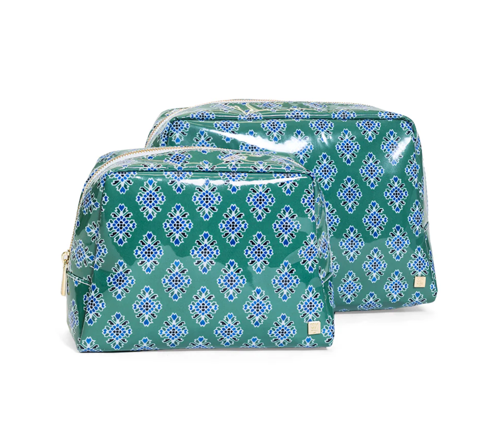 Large Luxe Gloss Makeup Bag In Madison