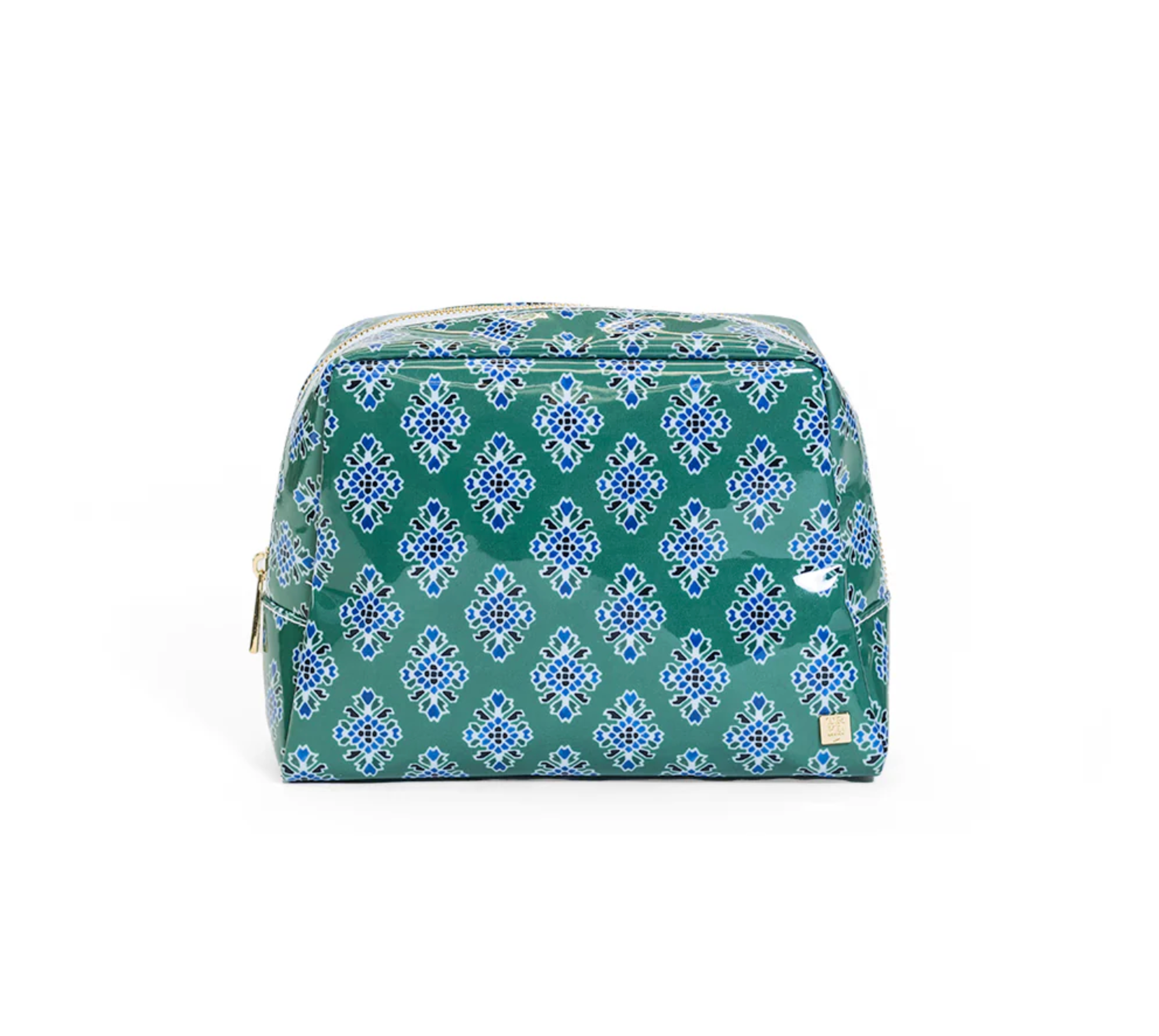 Medium Luxe Gloss Makeup Bag In Madison