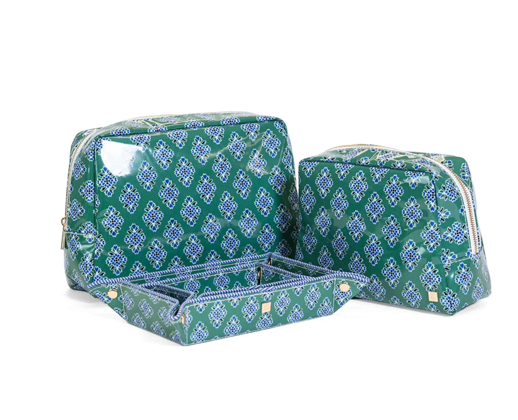 Medium Luxe Gloss Makeup Bag In Madison