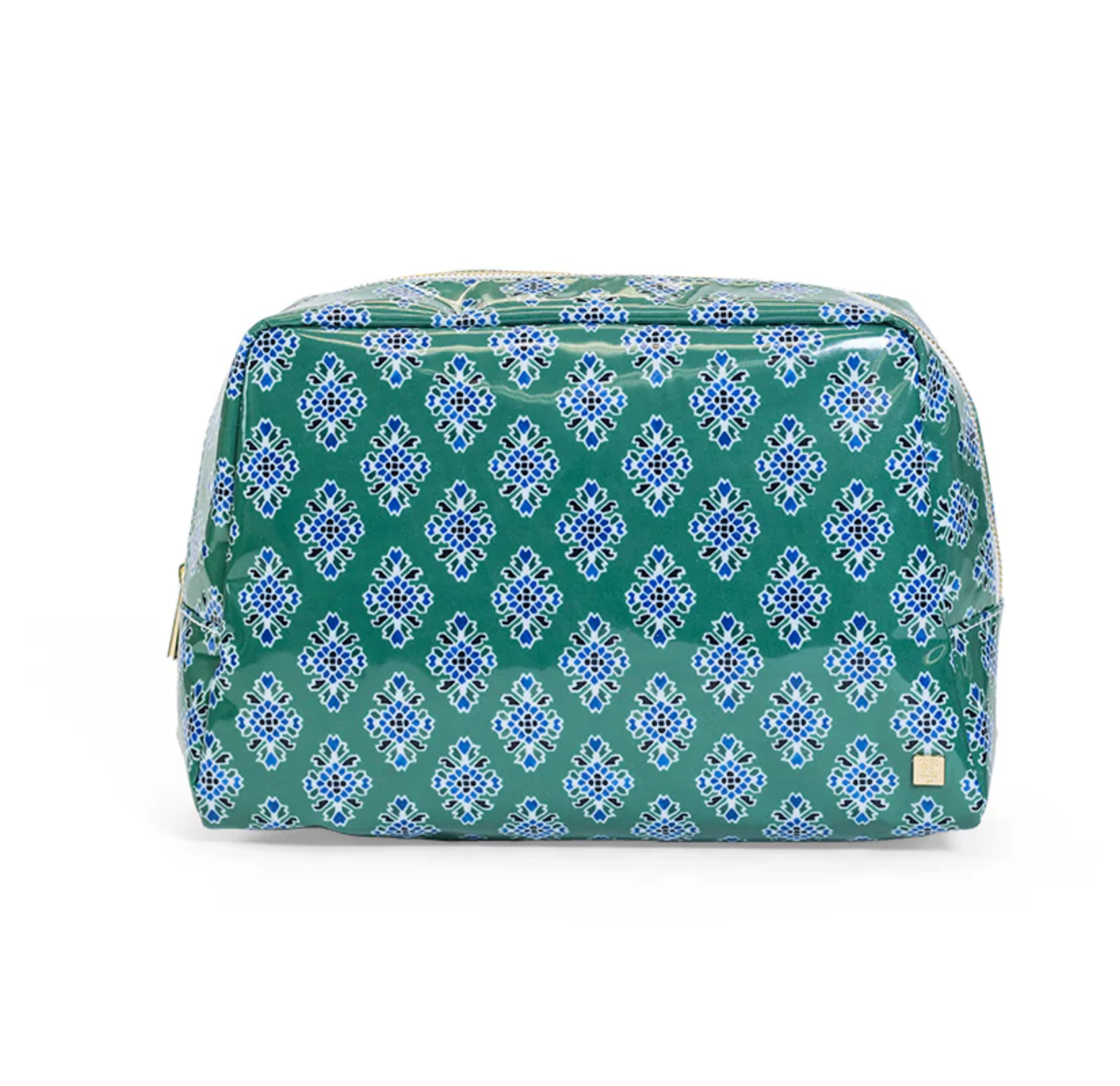 Large Luxe Gloss Makeup Bag In Madison