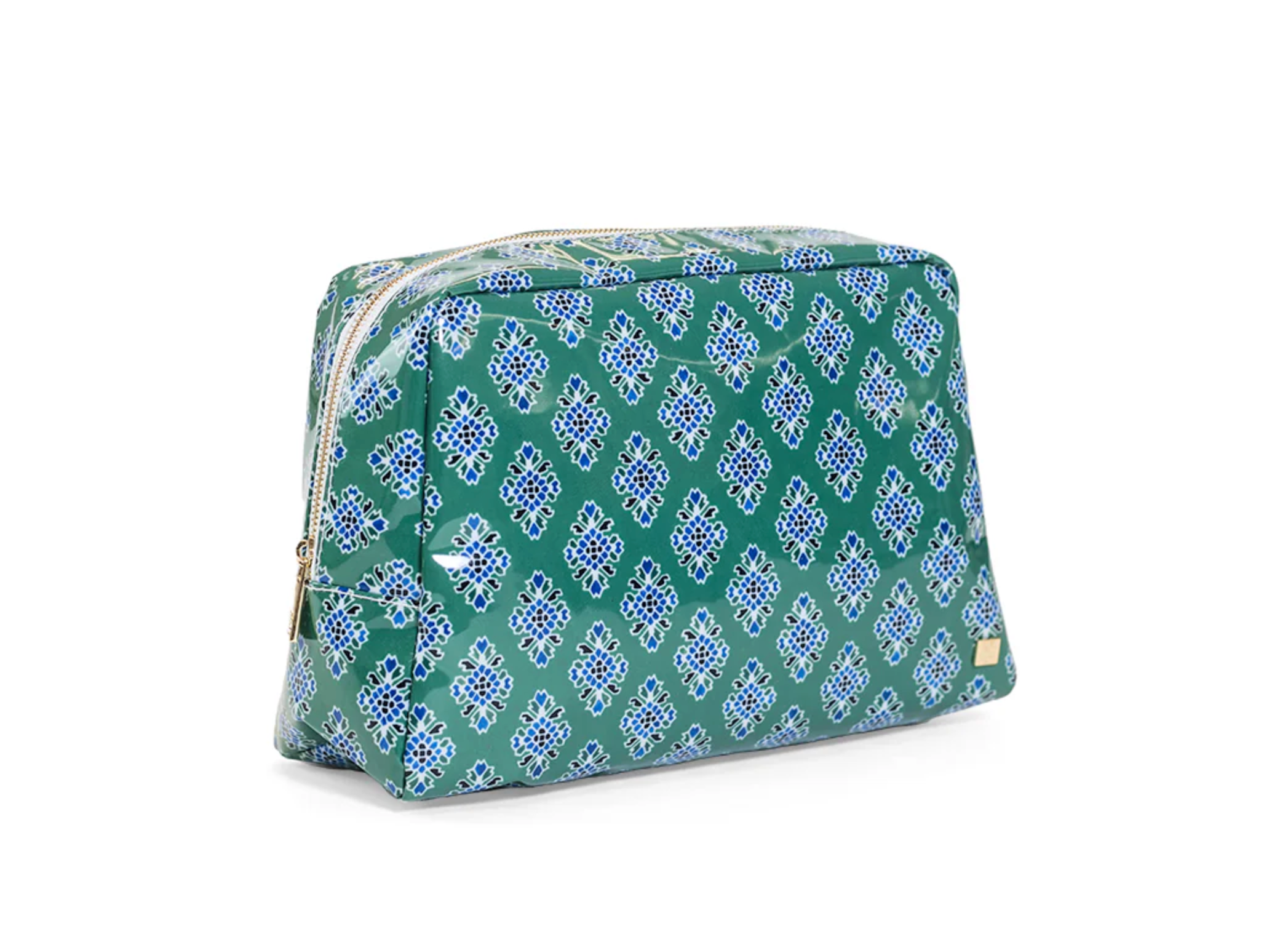 Large Luxe Gloss Makeup Bag In Madison