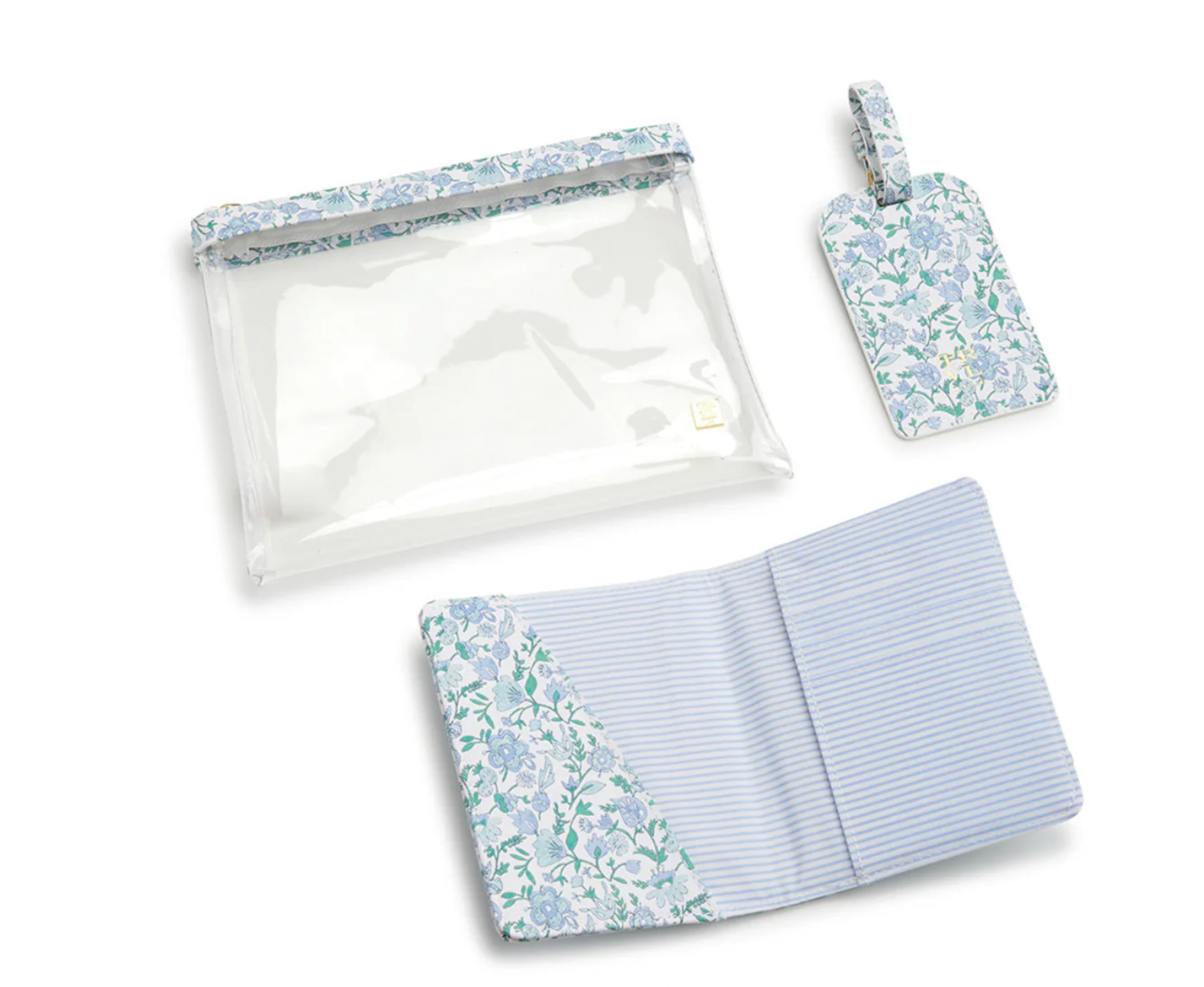Luxe 3 Piece Travel Set In Hamptons Floral