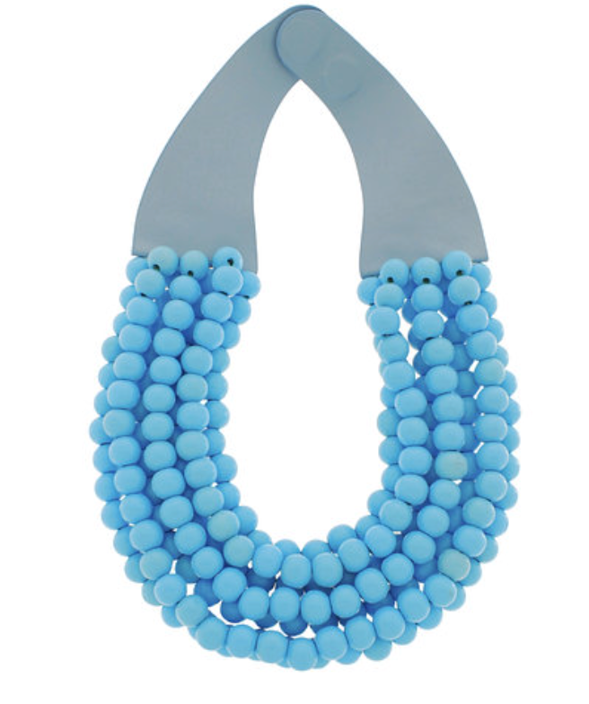 Effortless Layers Necklace In Blue
