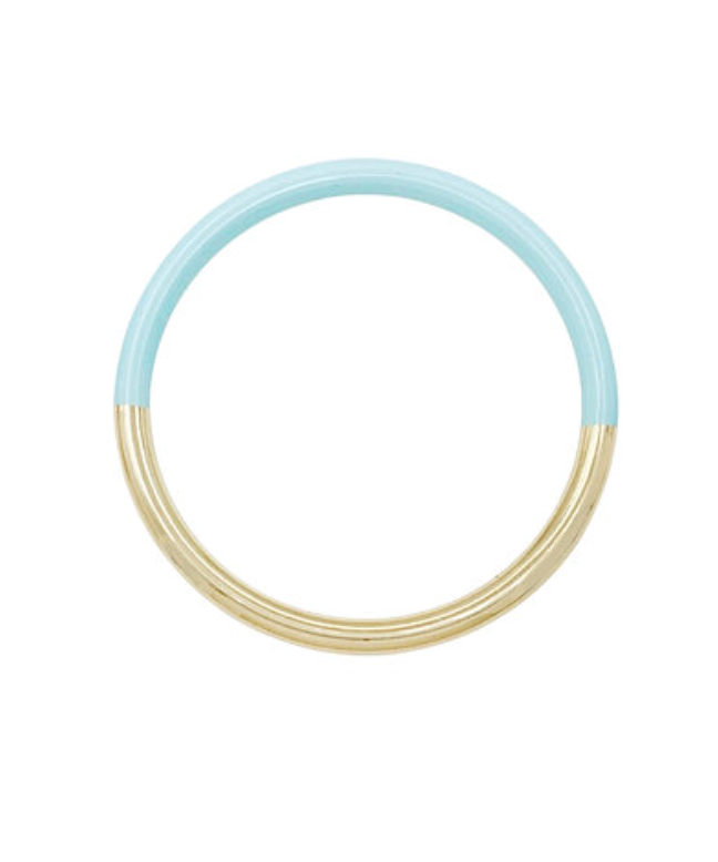 Colorblock Bangle In Light Blue