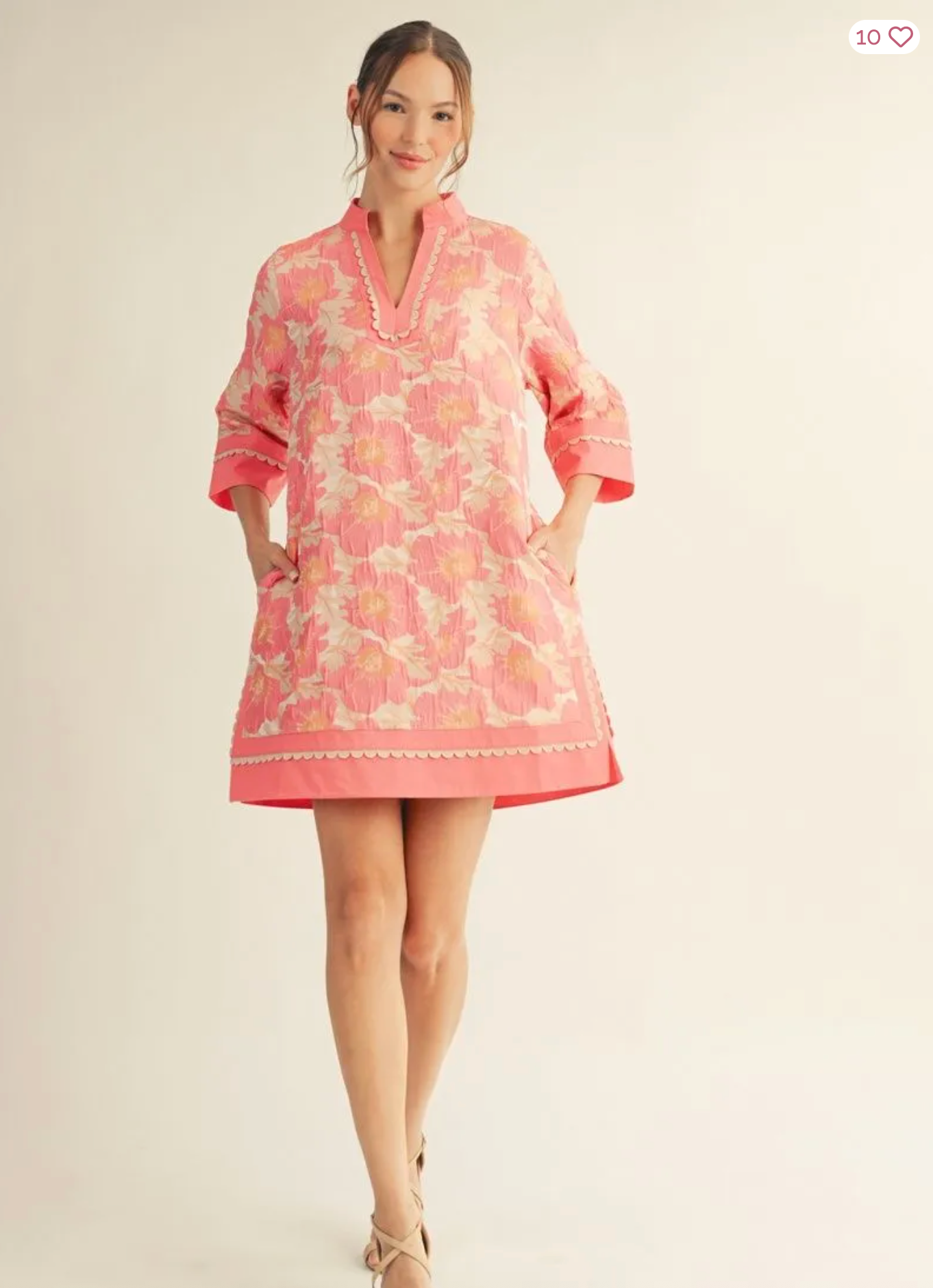 Cambridge Dress In Flamingo