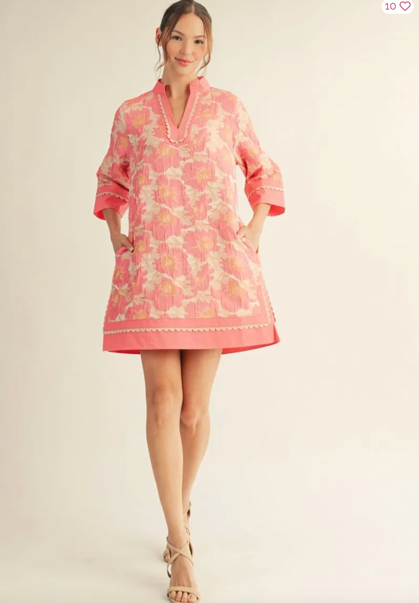 Cambridge Dress In Flamingo