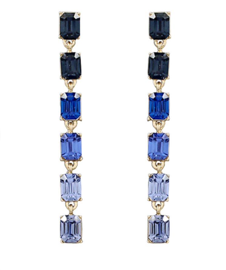 Steal The Show Earrings In Blue