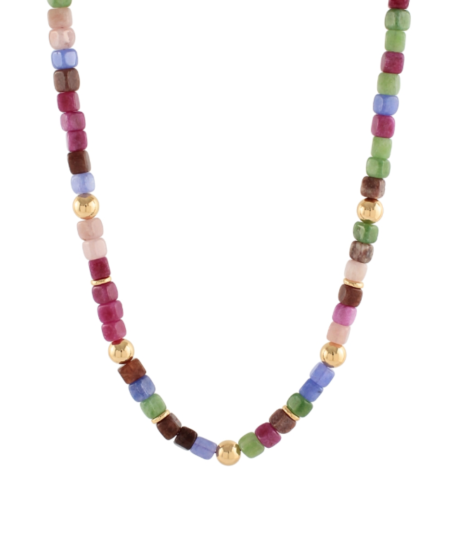 One More Thing Beaded Necklace In Multi