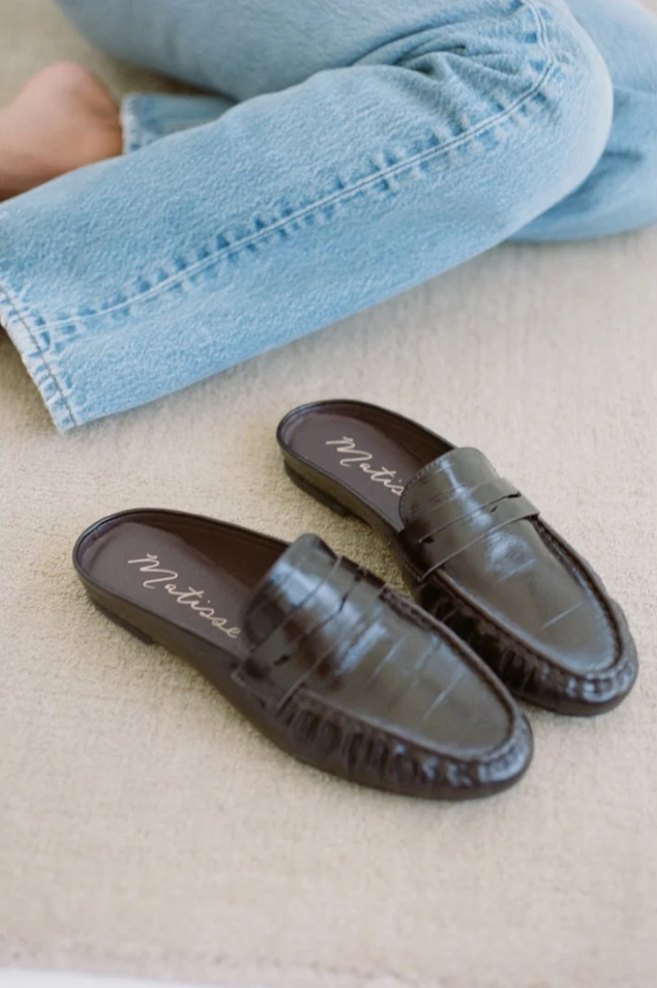 Porta Penny Loafer Mule