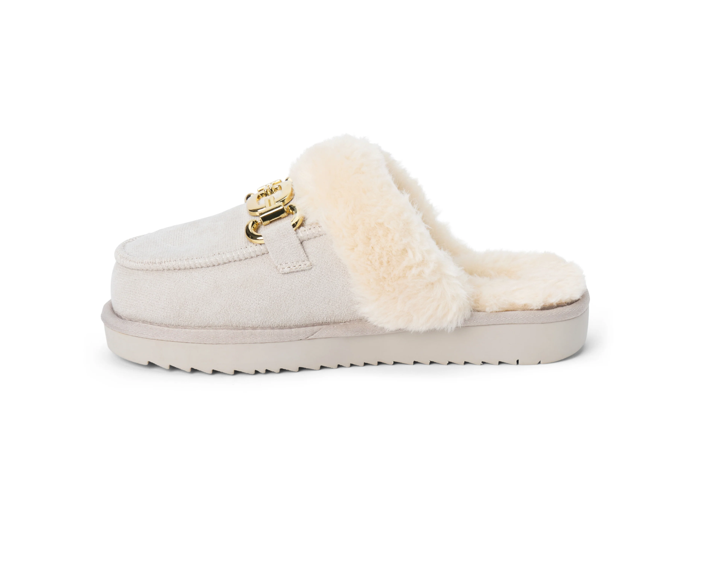 Davos Mule In Dove Grey