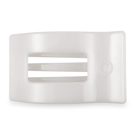 Coconut White Large Flat Rectangle Clip