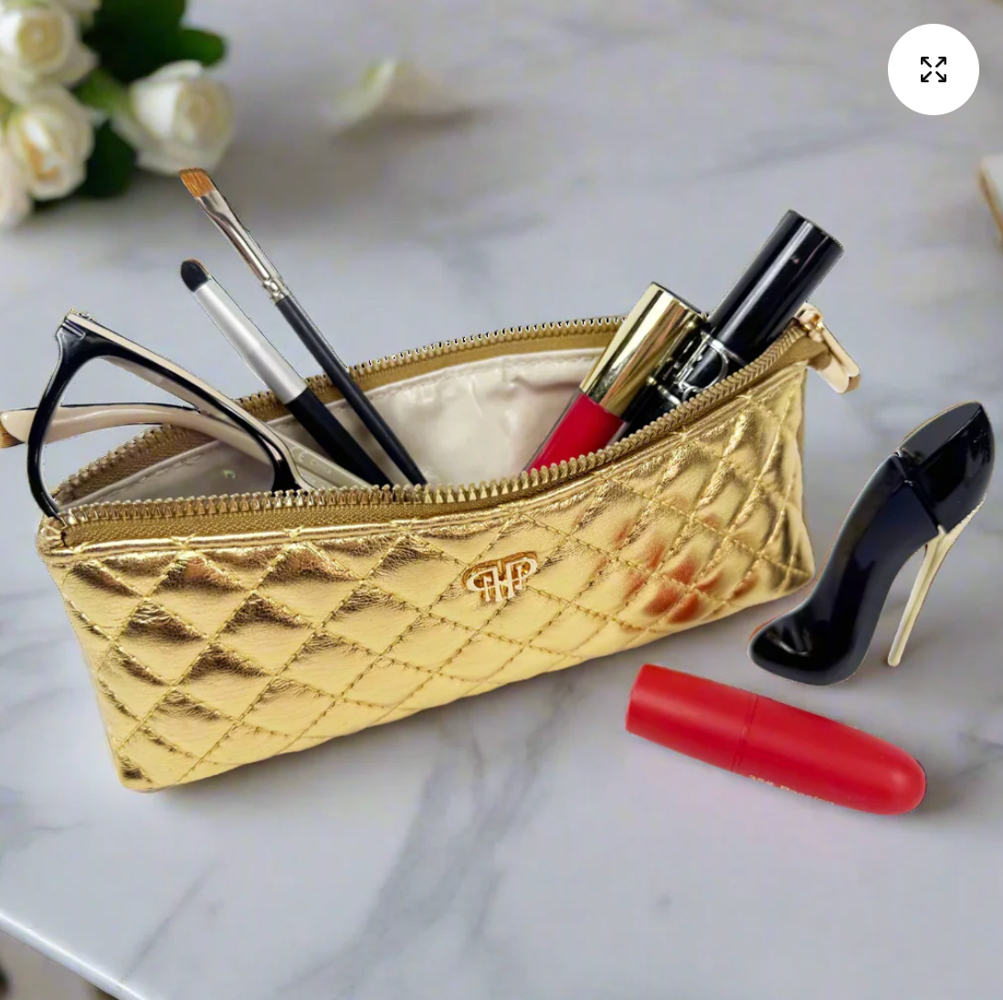 Sleek Stash Go-To-Case In 24 Karat