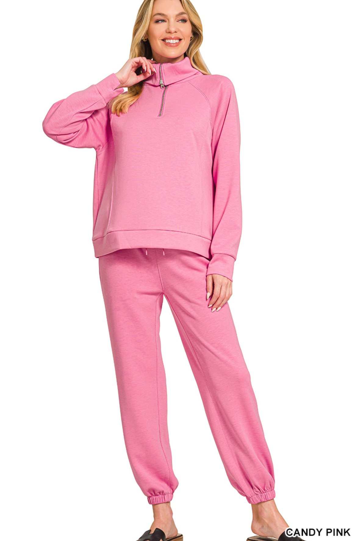 The Luxe Lounge Set In Candy Pink