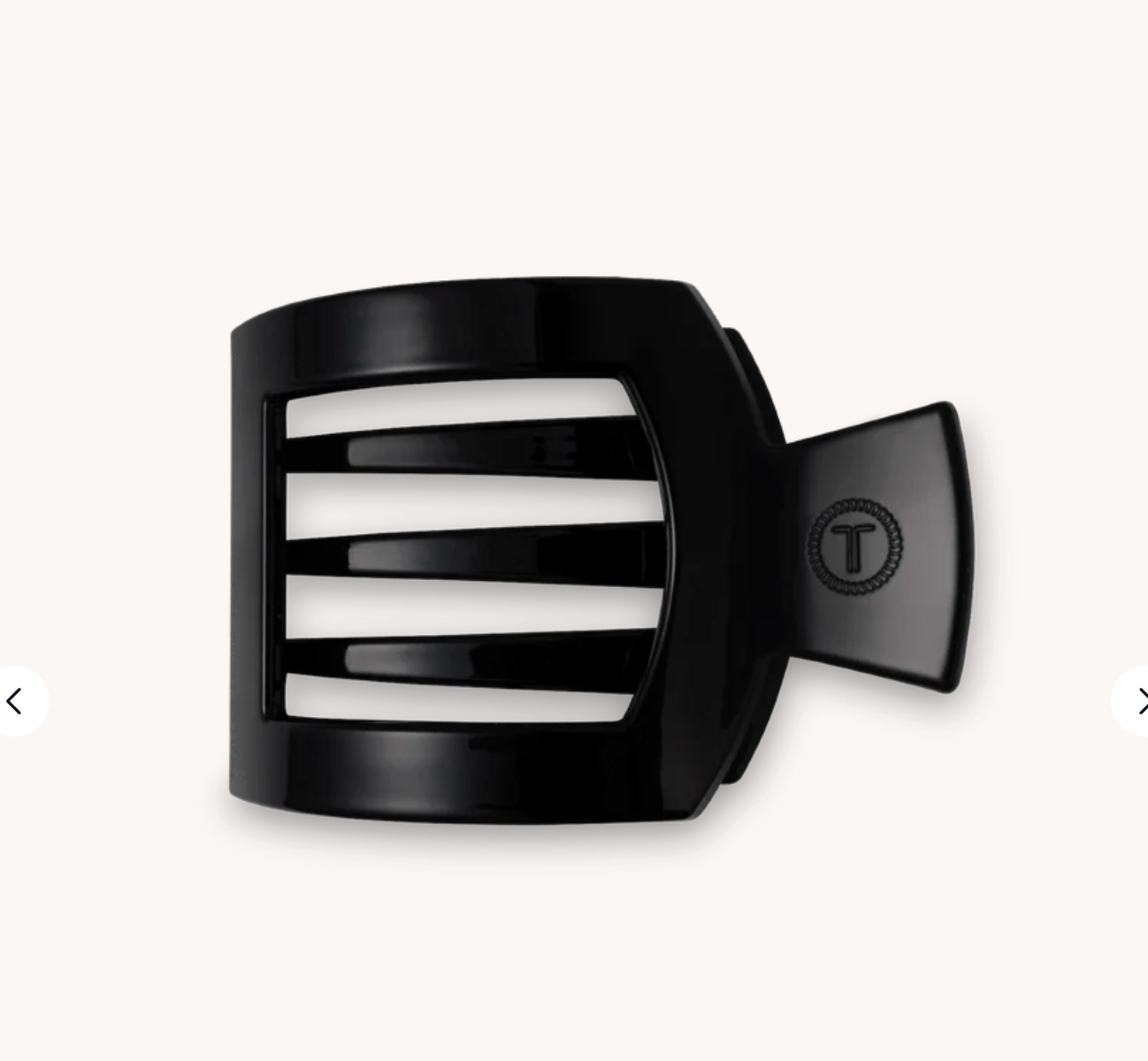 Jet Black Medium Flat Square Clip