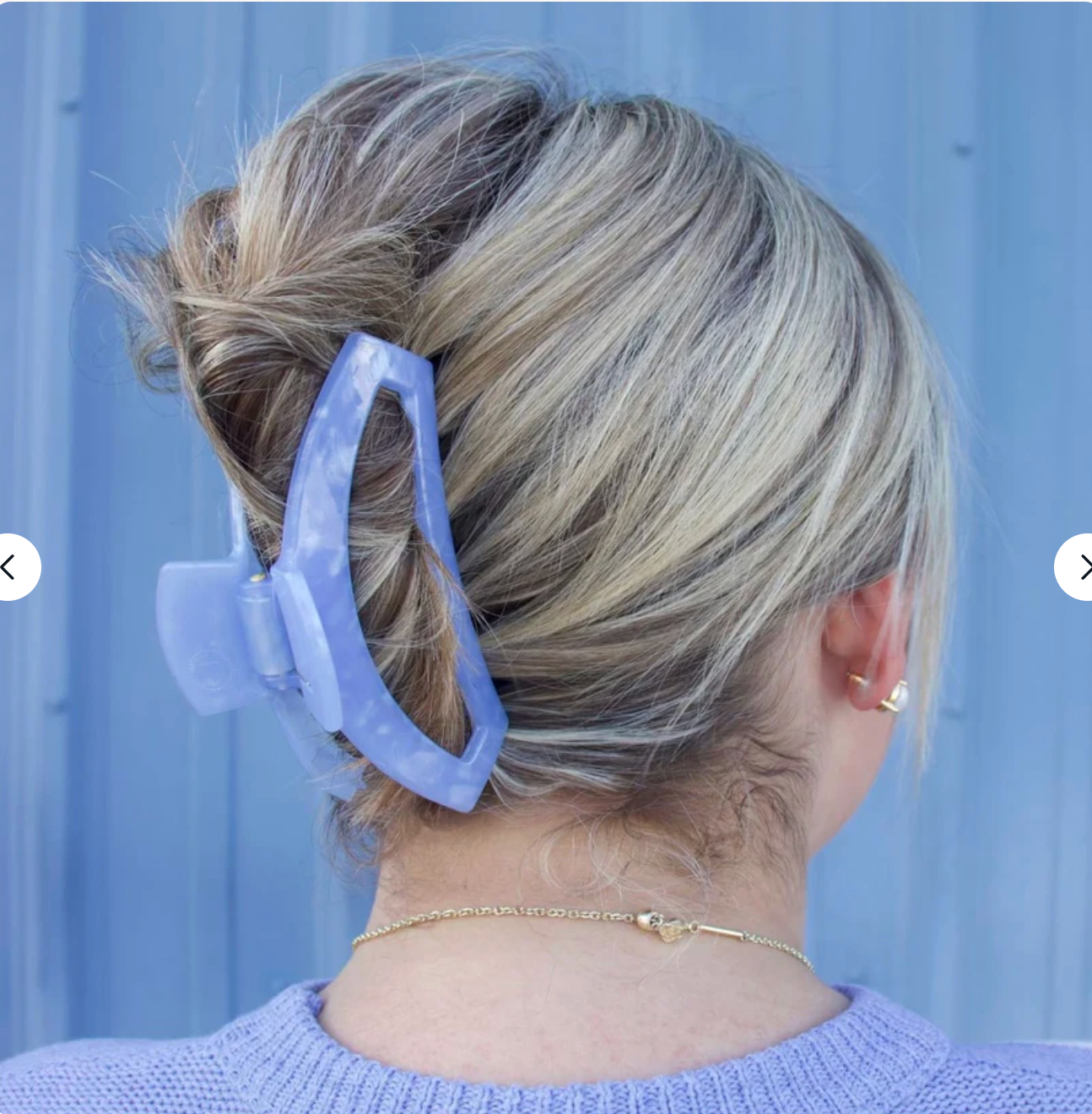 Open Blue Lagoon Large Hair Clip