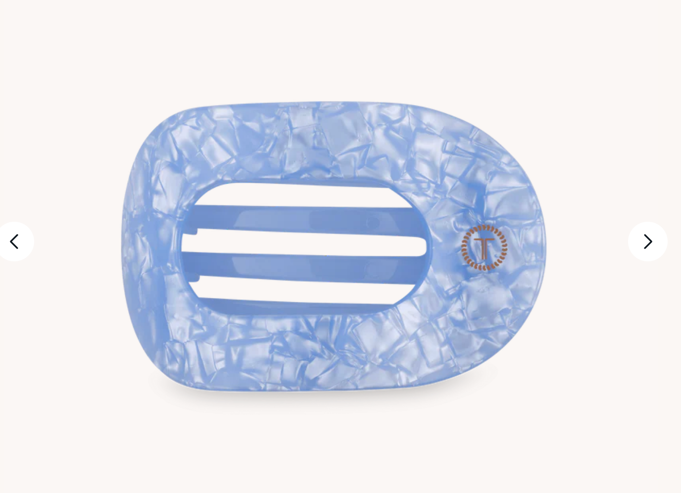 Blue Lagoon Medium Flat Round Clip
