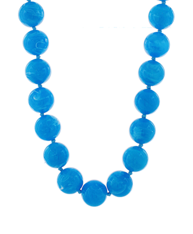 Sweet As Sugar Necklace In Cobalt