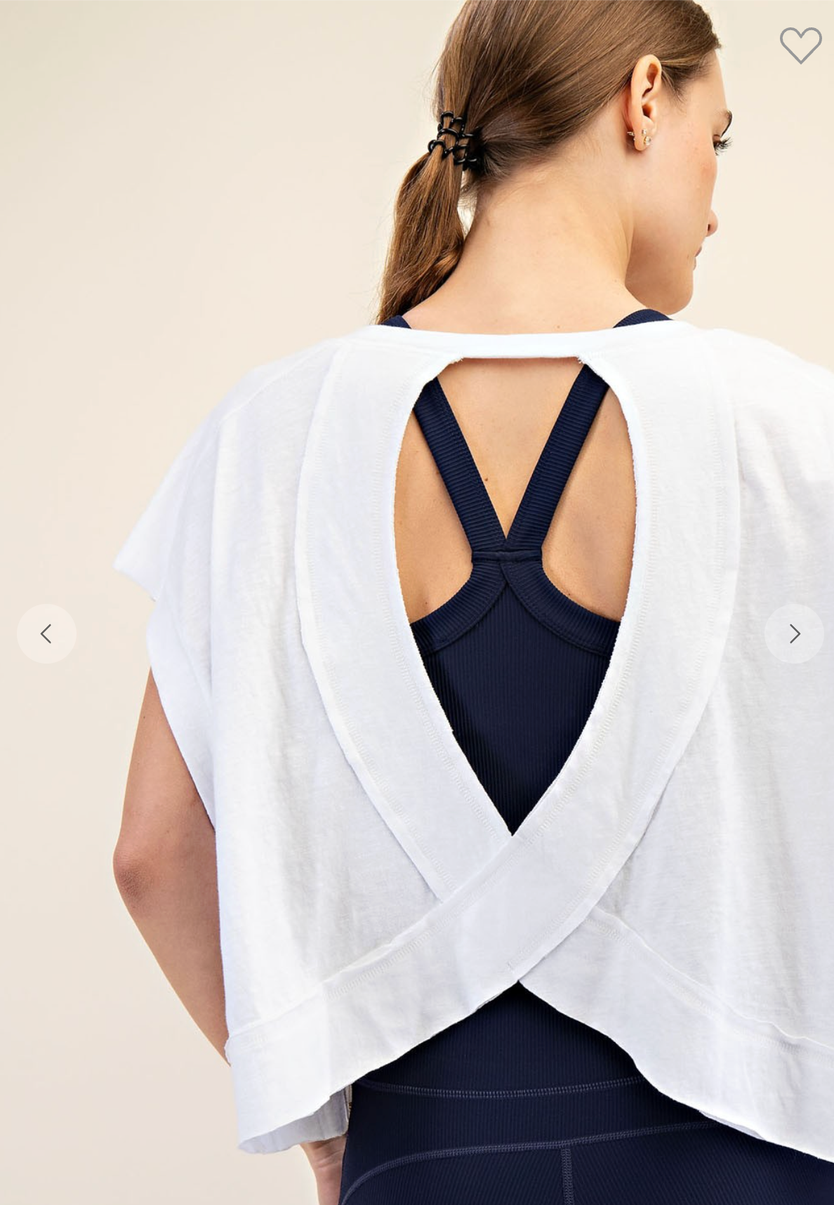 Open Air Tee In White