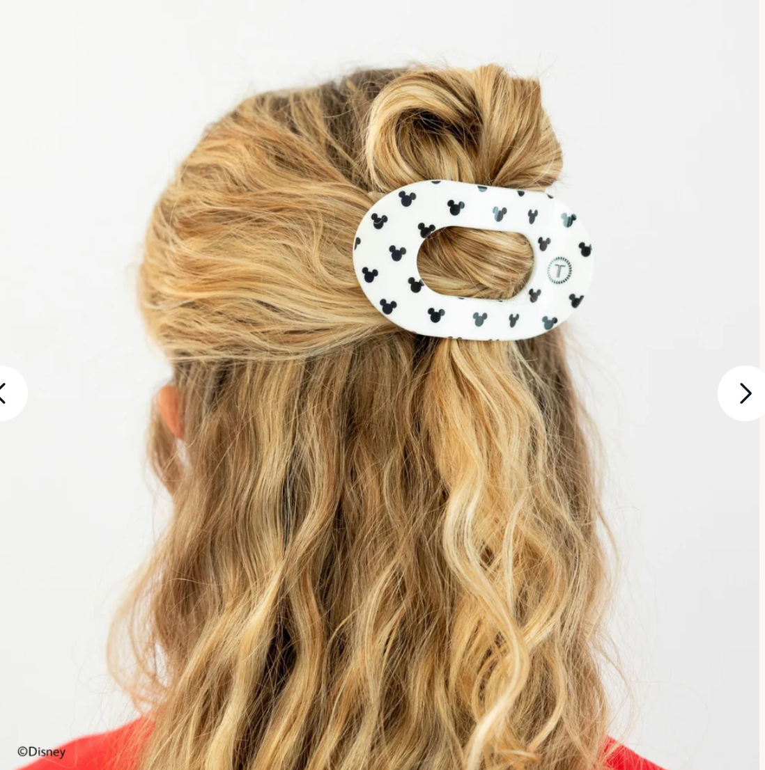 Iconic Mickey Mouse Medium Flat Round Clip