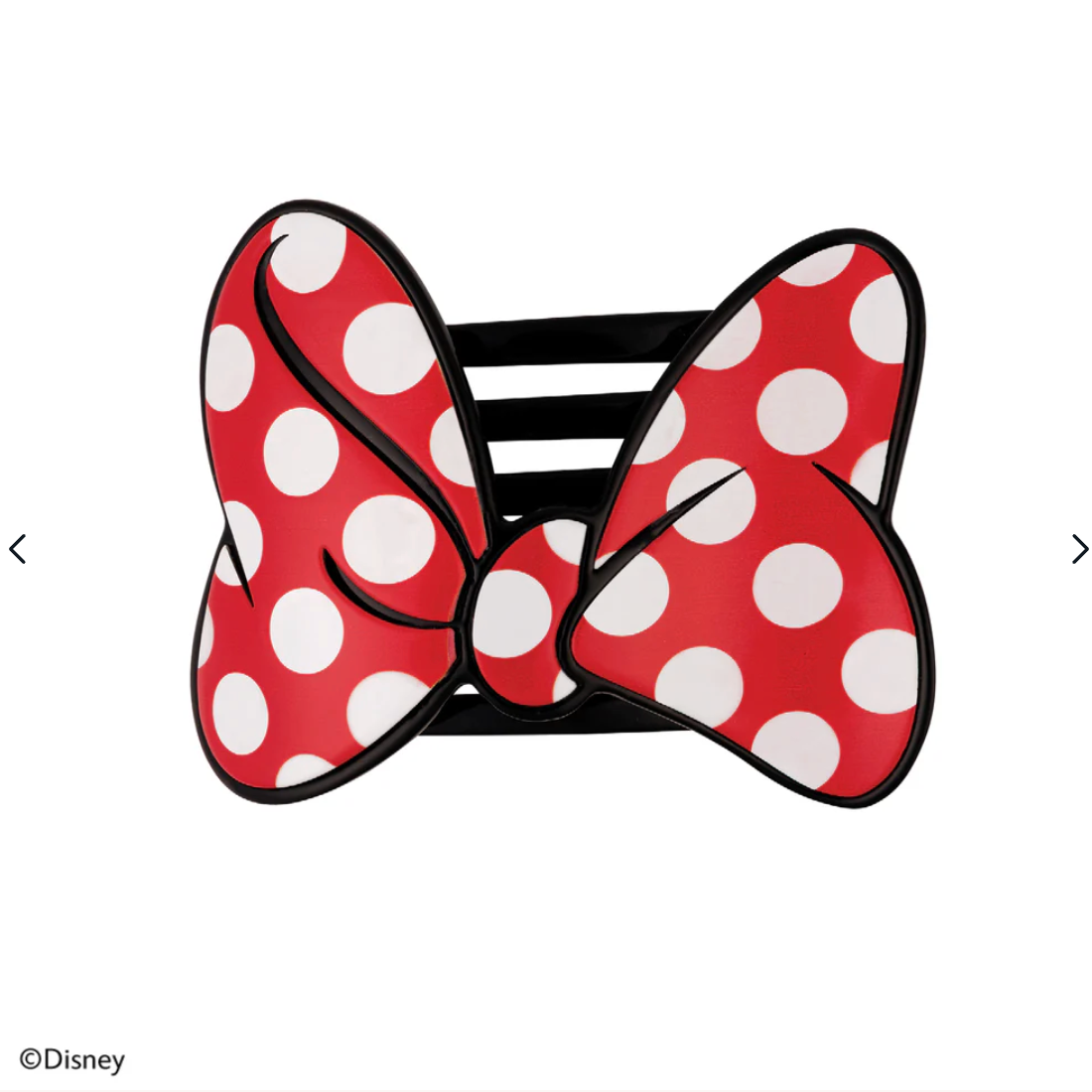 Minnie's Bow Small Flat Round Clip
