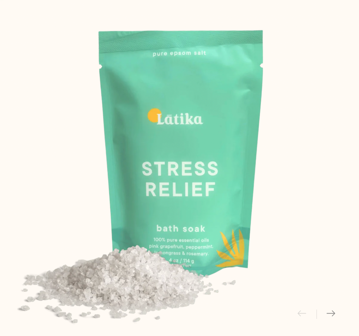 Stress Relief Epsom Salt Bath Soak